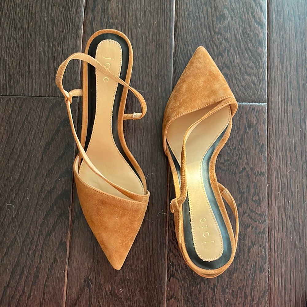Joie kitty heels, brown suede, sz.39, NWT.